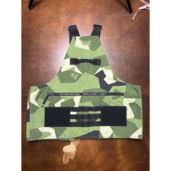 2018 Japan Bape Autumn/Winter Season Splinter Camo Military Vest Bag Olive Drab - Picture 16 of 16